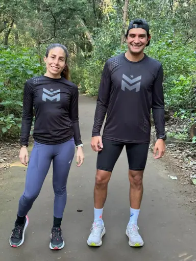Playera mujer manga larga negra 